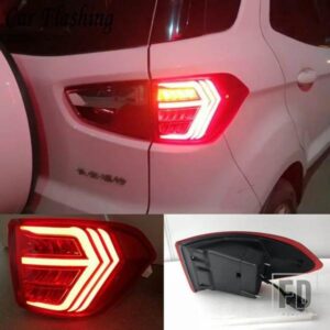 2PCS LEDテールライト ECOSPORT 2013-2020 テールライト フォグランプ リアランプ DRL+ブレーキ+パーク+シグナルバルブ デコレーションランプ