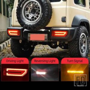 スズキ ジムニー 2019-23用 車用LEDリフレクターテールランプ テールライト リアランプ パーキングブレーキライト ウィンカー