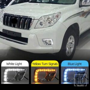 トヨタ プラド FJ150 LC150 2010 2011 2013 ランドクルーザー 2700 LED DRL デイタイムランニングライト フォグランプ 1セット