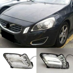 ボルボ V60 S60 2011 2012 2013 用 フロントサイドフェンダーコーナーライト デイタイムランニングランプ ウィンカーランプ フォグランプ DRL