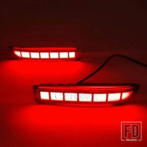 車用LEDリアバンパーリフレクターライト トヨタRAV4 2006-2012年式 プレビアアルファード 2010-2012年式用 ブレーキウィンカーランプ