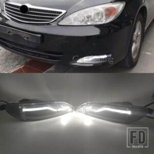 2個入り フロントLEDフォグランプ カーフォグランプ ヘッドライト トヨタ カムリ 2002 2003 2004 カローラ 2001 - 2008用
