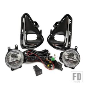 車用LEDフロントバンパーフォグランプフォグランプトヨタアクシオカローラ2018-21ハーネス配線カバーグリルハロゲン