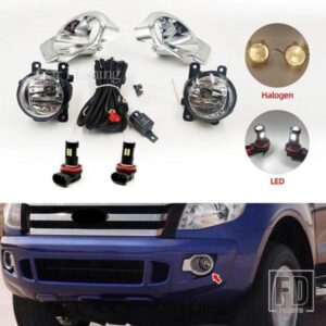 フォード レンジャー 2012 2013 2014 用 LED フォグランプ ハロゲン フォグランプ 電球 車用ライト アセンブリ H11 12V 配線キット付き