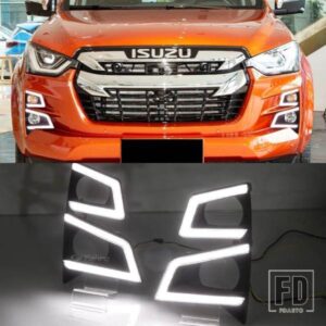 ISUZU D-MAX ピックアップ 2020 2021 2022 用 ウィンカー 防水 車用ランプ DRL LED デイタイムランニングライト フォグランプ 1セット