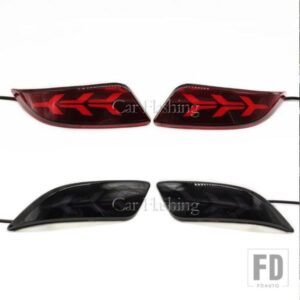 車用LEDテールリアバンパーリフレクターライト トヨタカムリ 2015 2016 フォグランプ ウィンカー ストップ ブレーキランプ