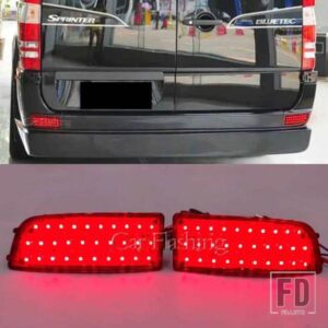 1ペア LEDリアバンパーリフレクターライト テールブレーキフォグライト メルセデスベンツ スプリンター W906 06-18 VW クラフター 2006-2017用
