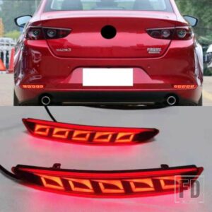 マツダ 3 マツダ3 アクセラ 2019-21 車用 LED リアバンパー ブレーキライト ダイナミックウィンカーライト 2個