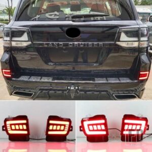 リアバックテールLEDバンパーブレーキストップランニングライトフォグランプトヨタランドクルーザー200 FJ200 LC200 2016-20用