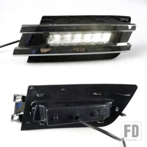 メルセデスベンツ X164 GL320 GL350 GL450 2006 - 2009 防水 ABS 12V DRL フォグランプ装飾用 LED デイタイムランニングライト