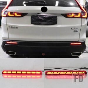 ホンダ CR-V CRV 2023 2024用 LEDリアフォグランプ バンパーブレーキライトリフレクター ウィンカーインジケーター