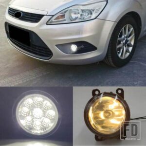 フォード フォーカス 2 MK2 2009 2010 2011用LEDフォグランプ ヘッドライト フォグランプカバー グリルベゼル ハーネス スイッチキット