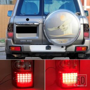日産パトロール Y61 1997-2004 LED リアテールライト ストップブレーキランプ フォグランプ カーアクセサリー