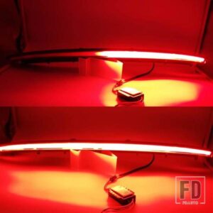 リアバンパートランクテールライト LEDテールライトリフレクターブレーキランプハザード信号フォグランプ トヨタ CHR 2016-19用