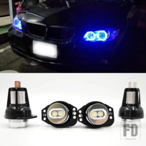 BMW E60 E61 E63 E64 E70 X5 E71 X6 E82 E87 E89 Z4 E90 E91 M3 CANバス LED エンジェルアイズ マーカーライト電球 1ペア
