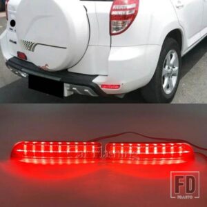 車用LEDリアバンパーリフレクターライトブレーキストップライトリアフォグランプトヨタアベンシスアルファードエスティマRAV4ガイアプレビアイプサム用