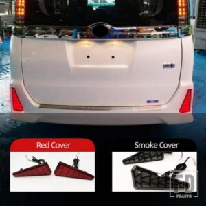 カーフラッシュ 1セット オートライト LED リアフォグランプ トヨタ ノア ヴォクシー 80系 ブレーキライト リアバンパー ウィンカーランプ
