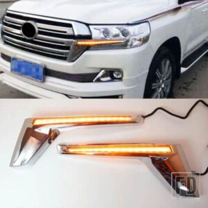 ランドクルーザー LC200 FJ200 2016-20 フロントグリル LED ダイナミックウィンカーライト 車用 LED シグナルライト 1ペア