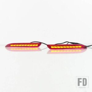 車用LEDリアバンパーランプ ブレーキライトリフレクター ホンダ シティセダン 23-24 ジャズ フィット 10-13 CRZ CRV アキュラ TSX オデッセイ 15-24用
