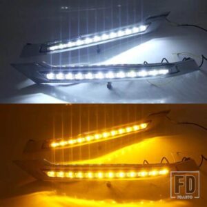 トヨタ ヴェルファイア 2008-15 LED DRL デイタイムランニングライト デイライトウィンカーライト 2個