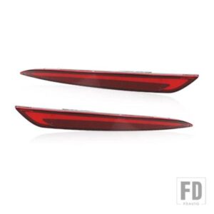 フォード モンデオ フュージョン 2013-18 LED バンパーライト リアフォグランプ ブレーキライト ウィンカー用リフレクター 2個