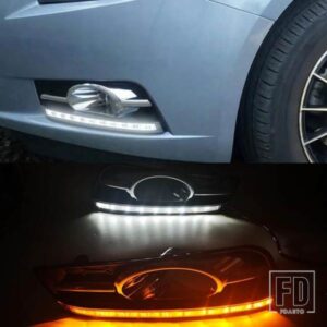 シボレー クルーズ 2009-14 DRL デイタイムランニングライト イエローシグナル付き デイライト 2個セット