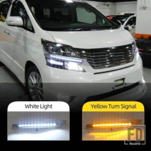 トヨタ ヴェルファイア 2008-15 LED DRL デイタイムランニングライト デイライトウィンカーライト 1セット