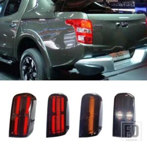 2PCS 車用リア LED テールライトアセンブリ ストップブレーキランプ ウィンカーテールライト 三菱 トライトン L200 2015-18用