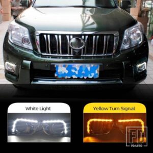 トヨタ プラド FJ150 LC150 ランドクルーザー 2700/4000 2010 2011 2013 車用 LED DRL デイタイムランニングライト フォグランプ ウィンカー