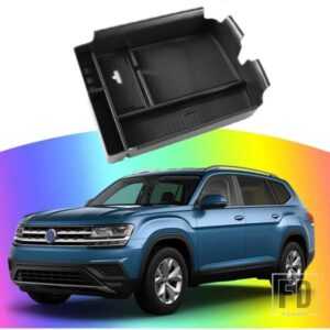 フォルクスワーゲン VW アトラスクロススポーツ 2018-2020-23 センターコンソールオーガナイザーアームレストボックスセカンダリーストレージボックストレイ