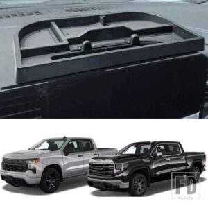 センターコンソールオーガナイザーダッシュボードトレイ 2022 2023 2024 シボレー シルバラード/GMC シエラ 1500 車用収納ダッシュボードアクセサリー
