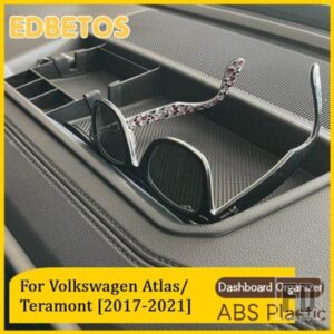 TERAMONT ダッシュボード収納ボックスオーガナイザー フォルクスワーゲン アトラス 2018-2020-23 内装電話ホルダー センターコンソールトレイ