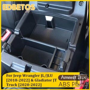 ジープ ラングラー JL/JLU 2018-2023 ジープ グラディエーター JT トラック 2020-2023 用 車用アームレスト 収納ボックス トレイ アクセサリー
