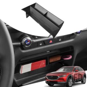 センターコンソール収納ボックス アームレストトレイ 2020-2024年式 マツダ CX-30 用 センターコンソールオーガナイザー ABSアクセサリー