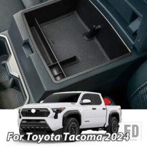 センターコンソールオーガナイザートレイ トヨタ タコマ 2024 アームレスト収納ボックス セカンダリーカーセンターコンソールインサートボックス
