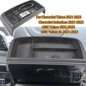 2021-2023年式シボレー タホ サバーバンGMC ユーコン用 ダッシュ収納トレイ スクリーンオーガナイザーボックスの裏に挿入 インテリアアクセサリー