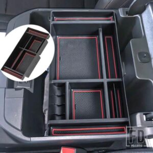 シボレー シルバラード/GMC シエラ 2500/3500HD 2020-23 アクセサリーオーガナイザーブラケットトレイコンテナ収納グローブボックス