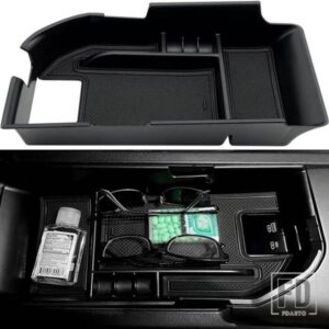 トヨタ カムリ XLE XSE 2018-2022 2023 カムリ LE SE 2020 用アームレストセカンダリーストレージボックススプリングUSBポート2個ブラケットトレイ付き