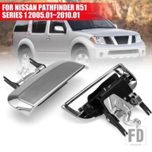 日産パスファインダー R51 2005-2013 82607-EA502 82606-EA502 OE:1030514 用 左+右車リア外装ドアハンドル 2個