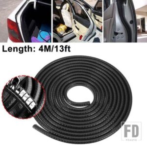 4M 汎用 U型 車ドアシーリングエッジガード トリム スタイリングモールディング 傷防止 ゴムストリップ 車ドアステッカー