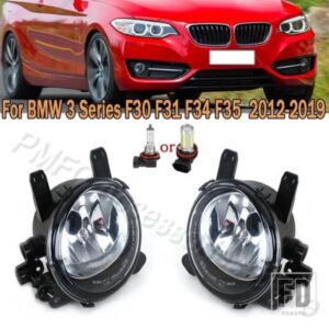 フロントバンパー フォグランプ ドライビングライト 電球付き BMW 3シリーズ F30 F31 F34 F35 2012-15-2019 63177248911 63177248912