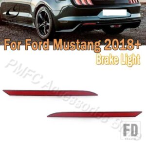リアバンパーリフレクターライトストップランプカーアクセサリーフォードマスタング2018 2019 2020-2022用車リアブレーキリフレクターライトレンズ