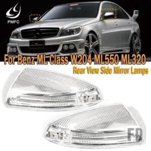 PMFC リアビュー サイドミラーランプ カーウィンカーライト メルセデスベンツ MLクラス W204 W164 ML300 ML500 ML550 ML320 ドア用