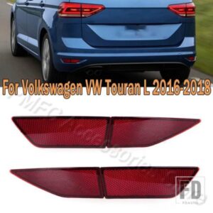 リアバンパーリフレクターブレーキランプバンパーフォグランプストップランプ装飾ライトフォルクスワーゲンVWトゥーランL 2016 2017 2018用