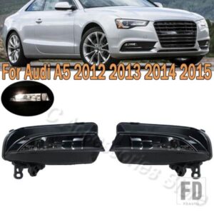PMFC フロントバンパー フォグランプ フォグランプアセンブリ ハロゲン電球付き アウディ A5 2012-15 8T0941699F 8T0941700F