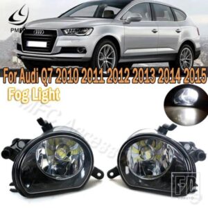 PMFC LED フロントフォグランプ 車用 LED ライト カースタイリング フォグランプ AUDI Q7 2010-15 4L0941699 4L0941700