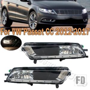 フロントバンパーフォグランプ カーライト フォグランプアセンブリ スタイリング VW パサート CC 2012-17 3C8941699 3C8941700