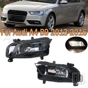 車用フロントバンパーフォグランプ フォグランプアセンブリ フォグライト 電球付き アウディ A4 B9 2013-16 8K0941699B 8K0941700B