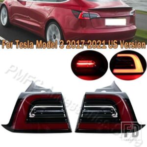 LED 社外テールライト ウィンカーインジケーター ブレーキランプ テスラ モデル 3 2017-2021 US バージョン 1077398-00-F 1077397-00-G
