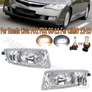 PMFC フォグランプ フォグライト ヘッドライト ホンダ シビック FD2 FD1 2006-2011 CIIMO 2012-15 DRL ヘッドランプ 33950TX3H01